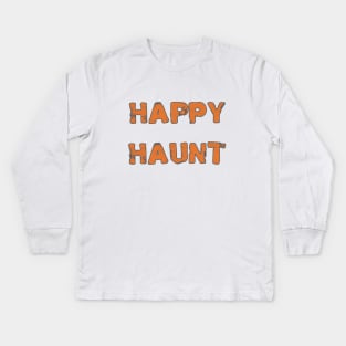 Happy Haunt Kids Long Sleeve T-Shirt